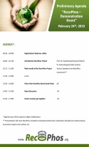 Preliminary Agenda RecoPhos - Demonstration Event