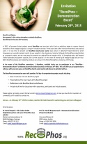 Invitation RecoPhos - Demonstration Event